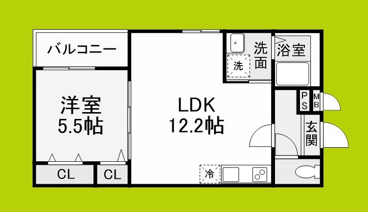フジパレス ダイドウ２丁目 間取り