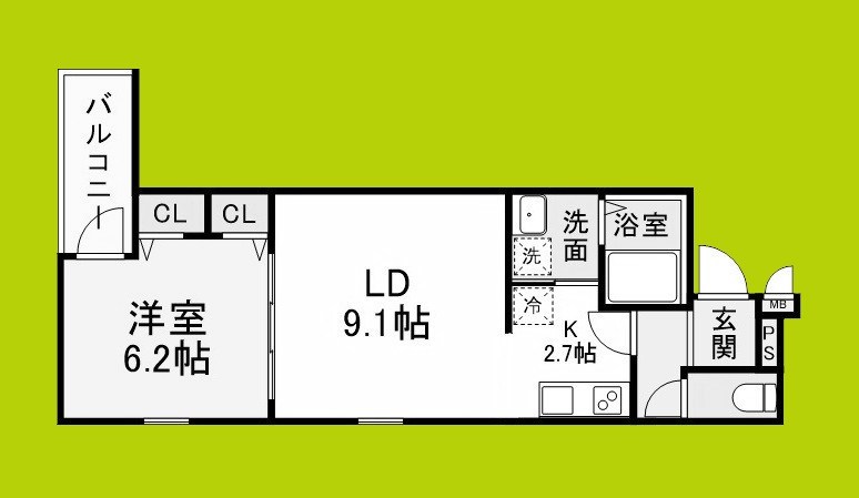 フジパレス ダイドウ２丁目 間取り