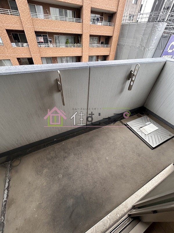 パウゼドーム前 ベランダ