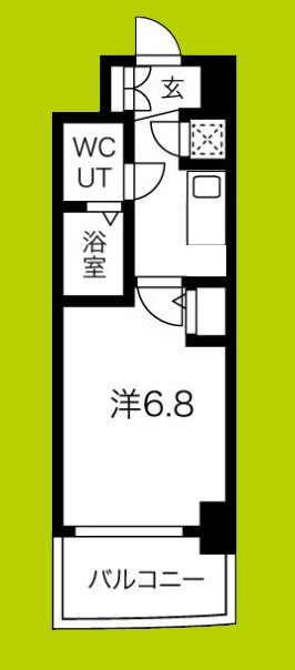 ラシュレエグゼ難波西 間取り