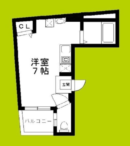 ステイタス難波 間取り