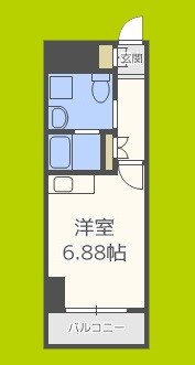 ルネ日本橋アネーロ 間取り