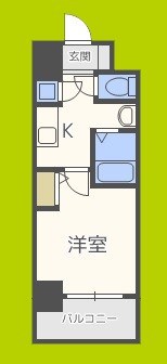 ジュネーゼグラン京町堀 間取り