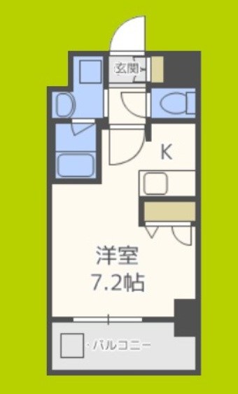 アスヴェル難波EAST 間取り
