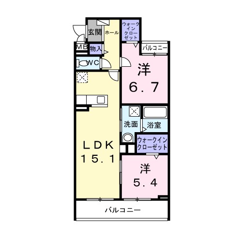 東正雀アパート 間取り