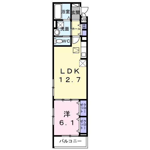 東正雀アパート 間取り