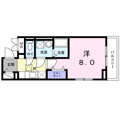 コトン　ヴァリ　寺田町駅前 間取り