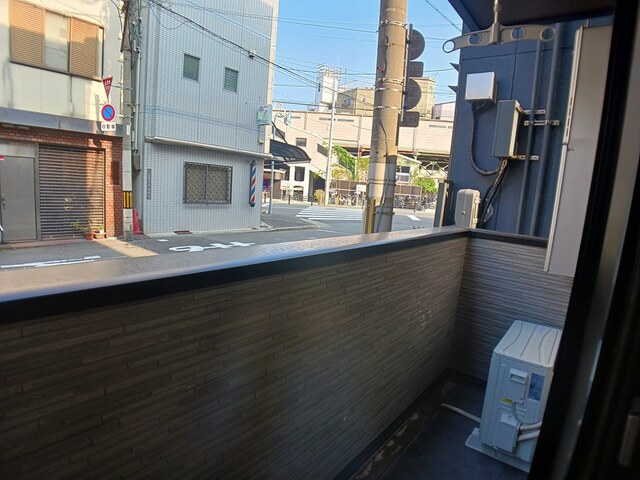 コトン　ヴァリ　寺田町駅前 ベランダ