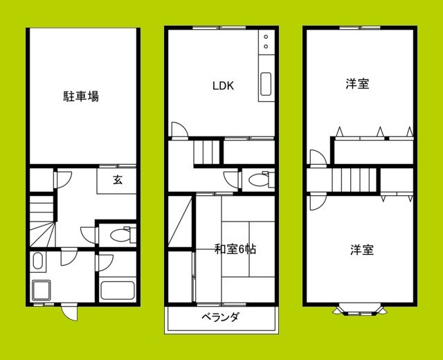 田川北2丁目戸建 間取り