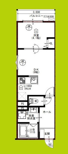 ウイング牧野駅前 間取り