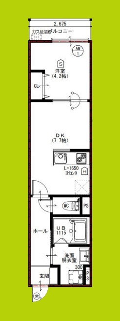 ウイング牧野駅前 間取り
