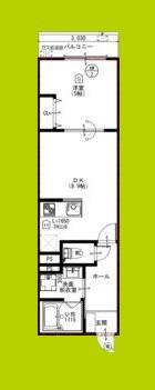 ウイング牧野駅前 間取り