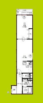 ウイング牧野駅前 間取り