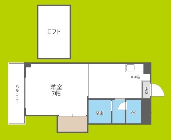 ジュネス西中島 間取り