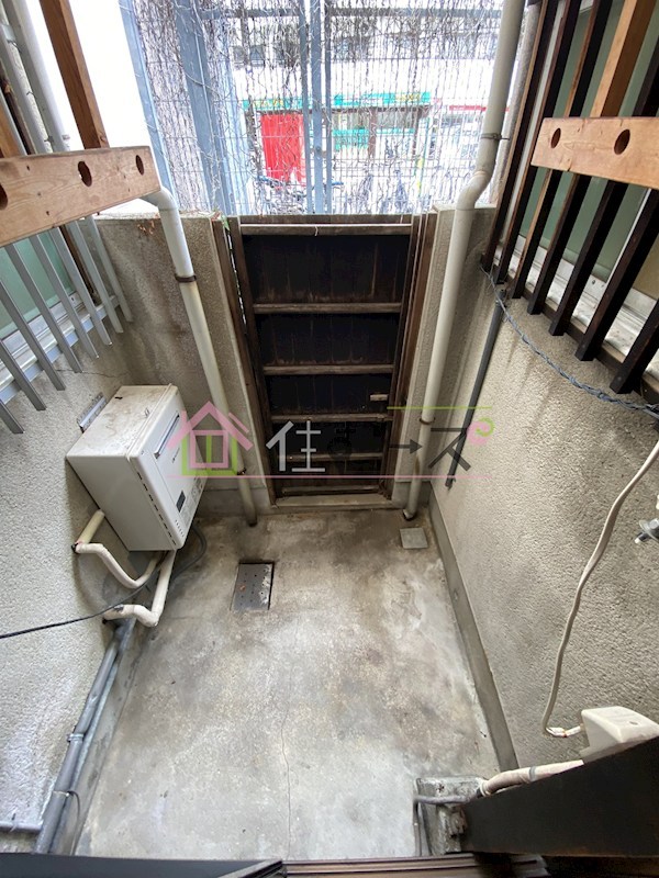 東淀川区下新庄5-2-15テラス ベランダ