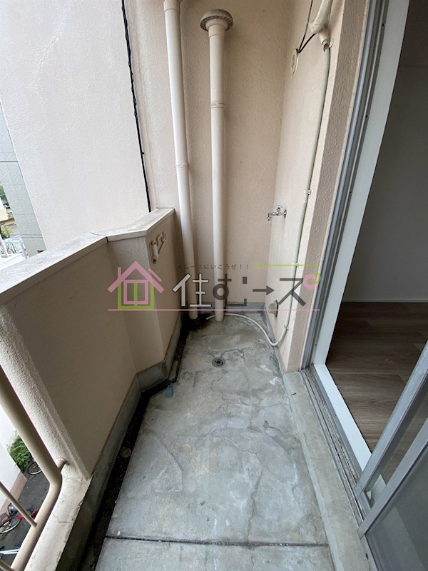 マツヤマンション ベランダ