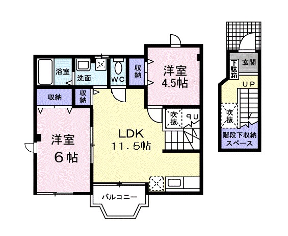 ティンカーベルノワ 間取り