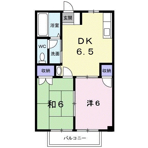 ハイツリバーサイド 間取り