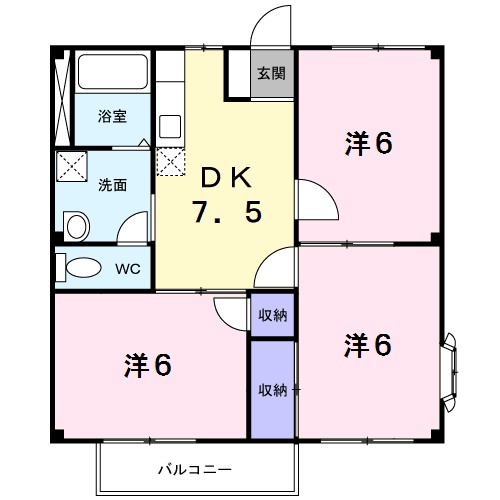 メゾンヤブウチ 間取り