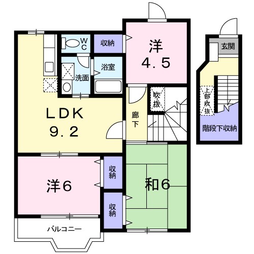 シャン・グリシーヌ 間取り