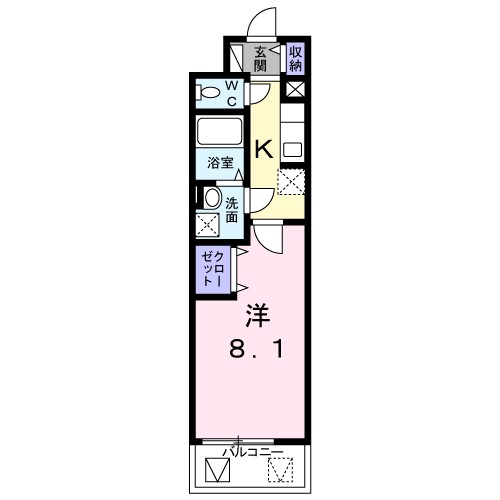 レジデンス　堀江西 間取り