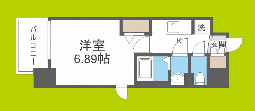 フォーリアライズ難波南レーヴ 間取り