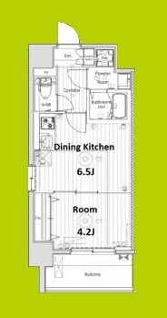 メイクス天王寺南 間取り図