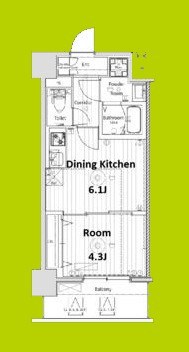 メイクス天王寺南 間取り