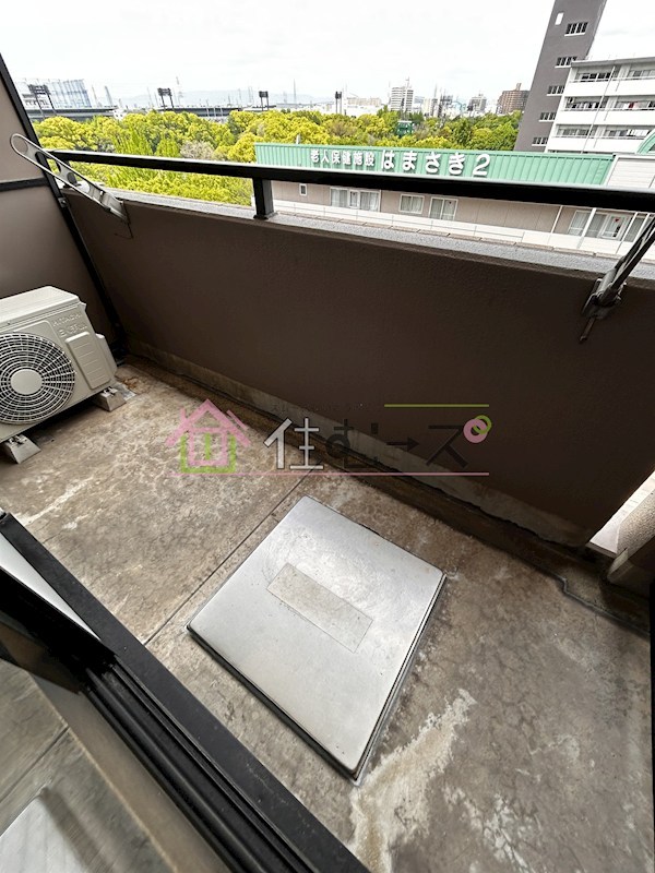 フルーレ住之江 ベランダ