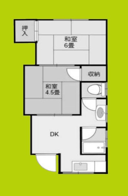 ブランドール大正Ⅱ 間取り