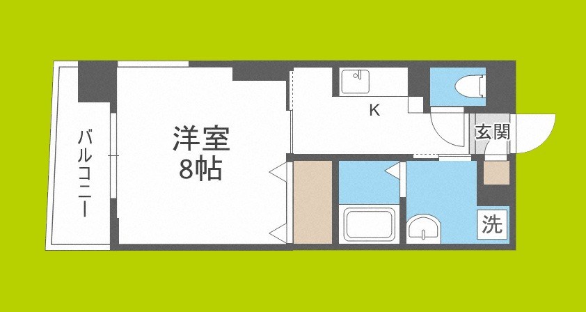 CITY　SPIRE美章園 間取り