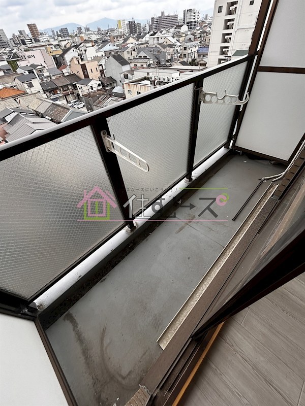 平田マンション ベランダ