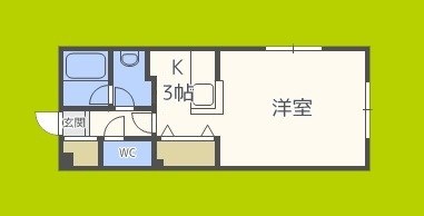 フラット桃ヶ池 間取り