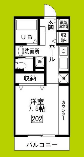 YG北畠ハウス 間取り