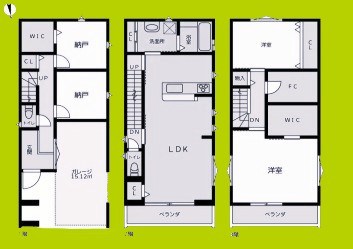 大正区平尾2丁目貸家 間取り