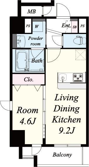 ハーヴェスト京町堀 間取り