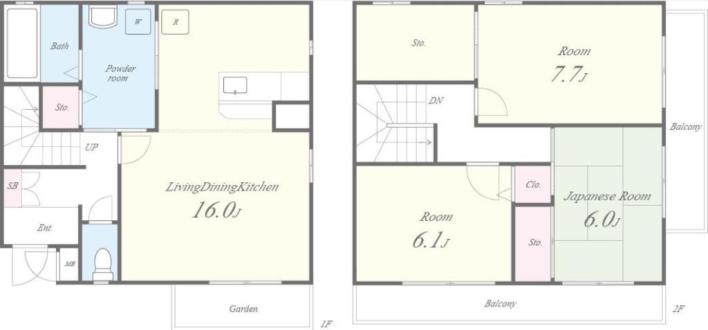 ジュネスト1番館 間取り