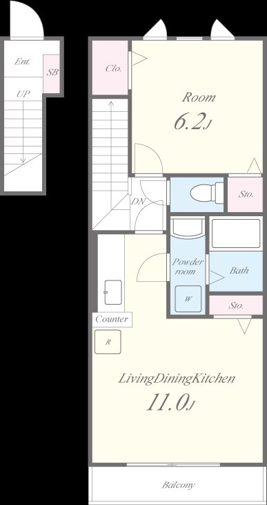 ディアコート（堺市） 間取り
