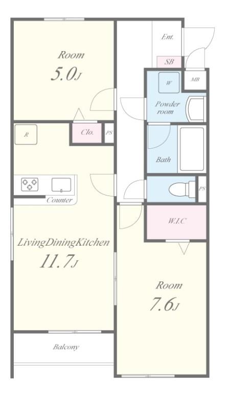 ルセリア豊中 間取り