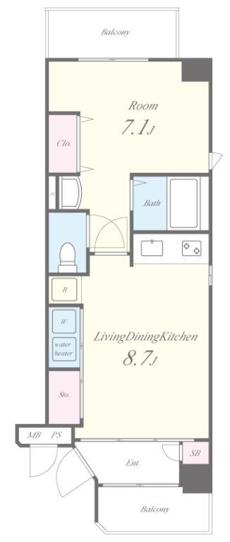 アンシャンテ総持寺 間取り