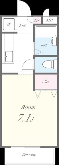 エレガンタナカ 間取り