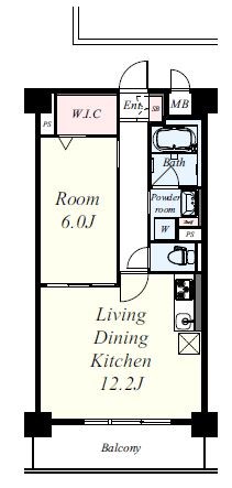 リラスクエア八尾宮町Ⅱ 間取り