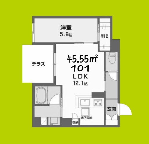 シャーメゾンエラブル梅田北 間取り図