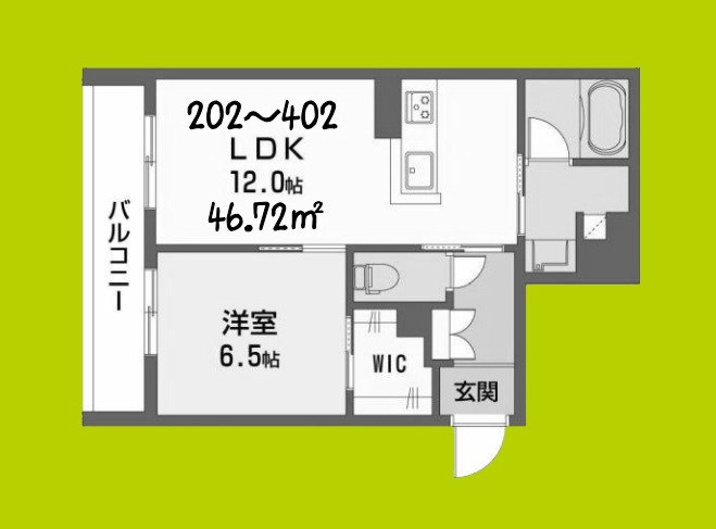 シャーメゾンエラブル梅田北 間取り図