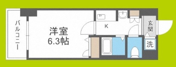 プレサンスセンターコア大阪 間取り