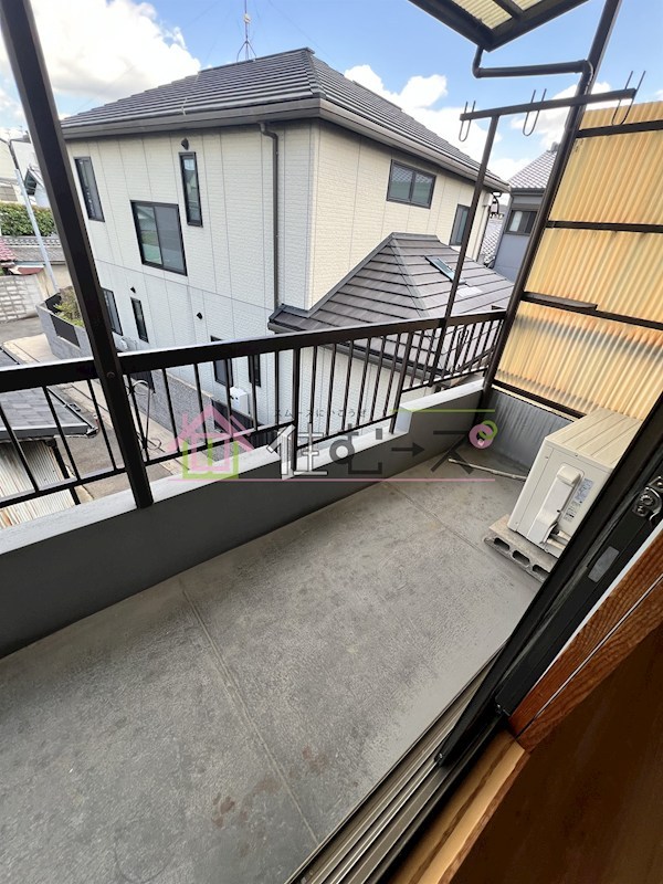 喜連3貸家 ベランダ