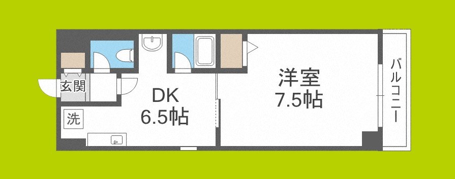 アニマート姫島 間取り