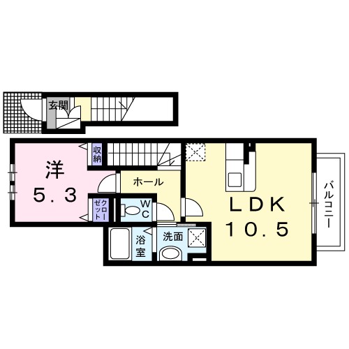 カーサ　バンブリーニ 間取り