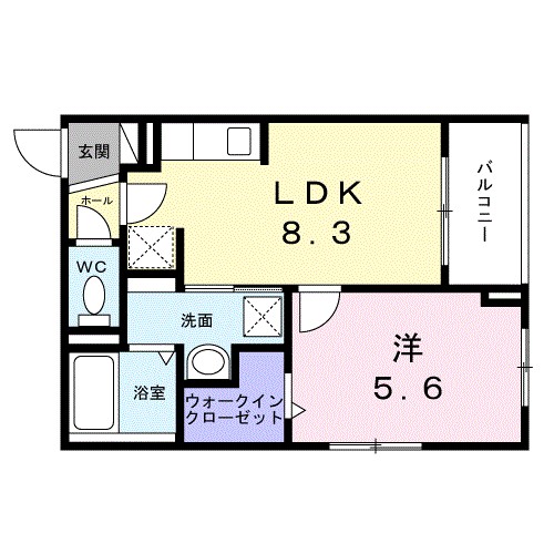 アンジュ　茨木 間取り