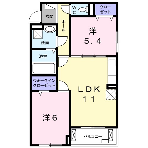 エスポワール南摂津 間取り